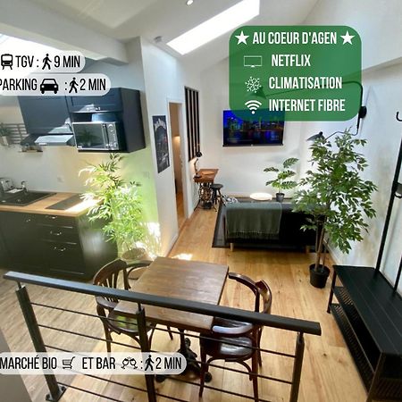 Le Bistrot - Au Coeur D'Agen - Self Checkin - Wifi - Netflix - Smart Tv - Luqs Fr Lejlighed Eksteriør billede